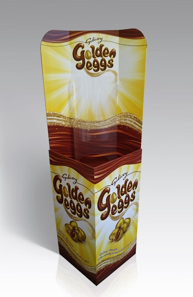 POS retail dumpbin galaxy