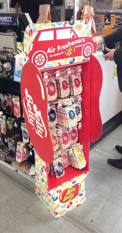 POS retail FSDU Jelly Belly