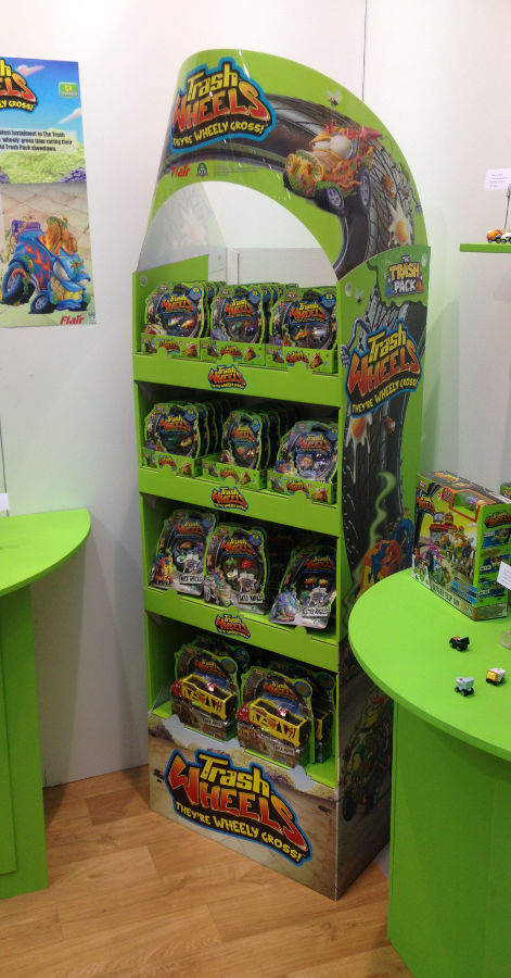 POS retail FSDU trash wheels