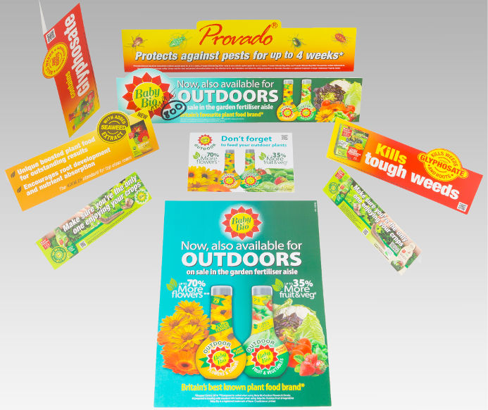 temporary on shelf pos