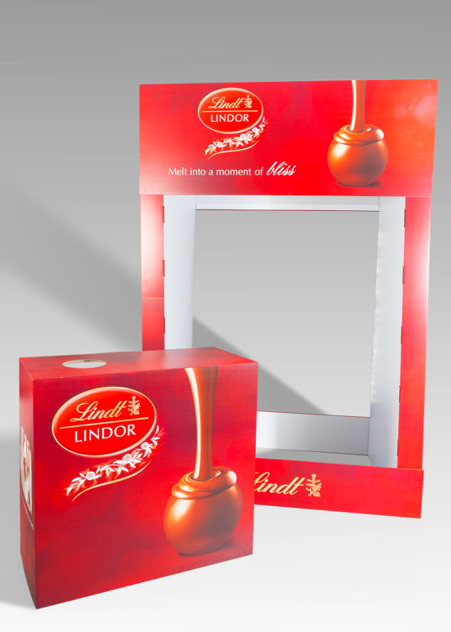 POS retail standee lindt