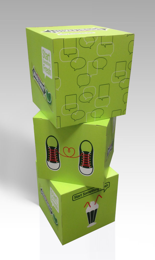 POS retail standee wrigleys