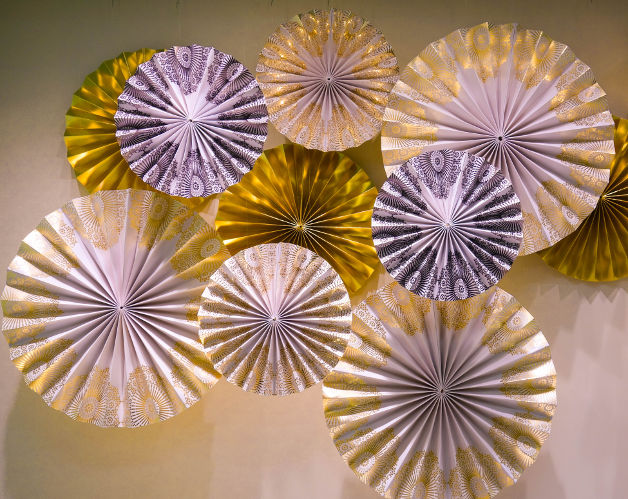 POS retail instore theatre hanging fans