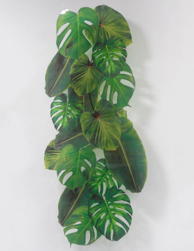 POS retail instore theatre hanging foliage